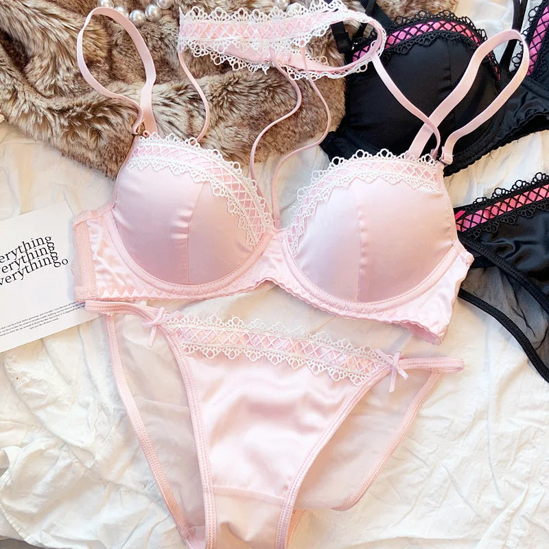 Sexy Lace Halter Bra Underwear