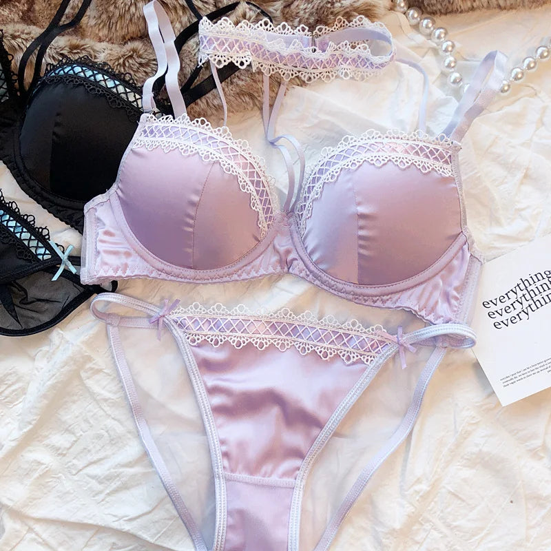 Sexy Lace Halter Bra Underwear