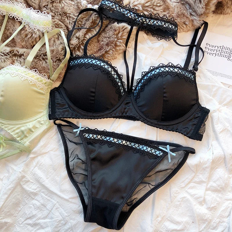 Sexy Lace Halter Bra Underwear