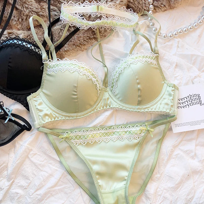 Sexy Lace Halter Bra Underwear