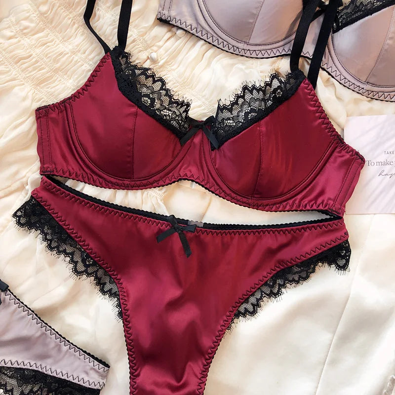 Sexy Lace Thin Cup Lingerie