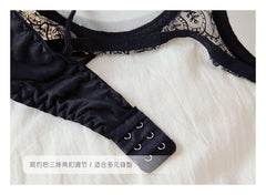 Sexy Lace Underwire Quarter-Cup Bra Set