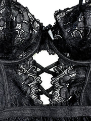Sexy Lingerie Lace Bra And Panty Set