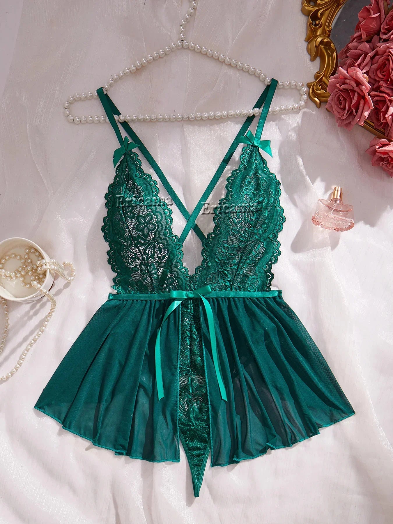 Sexy Lingerie Woman Lace Transparent Underwear