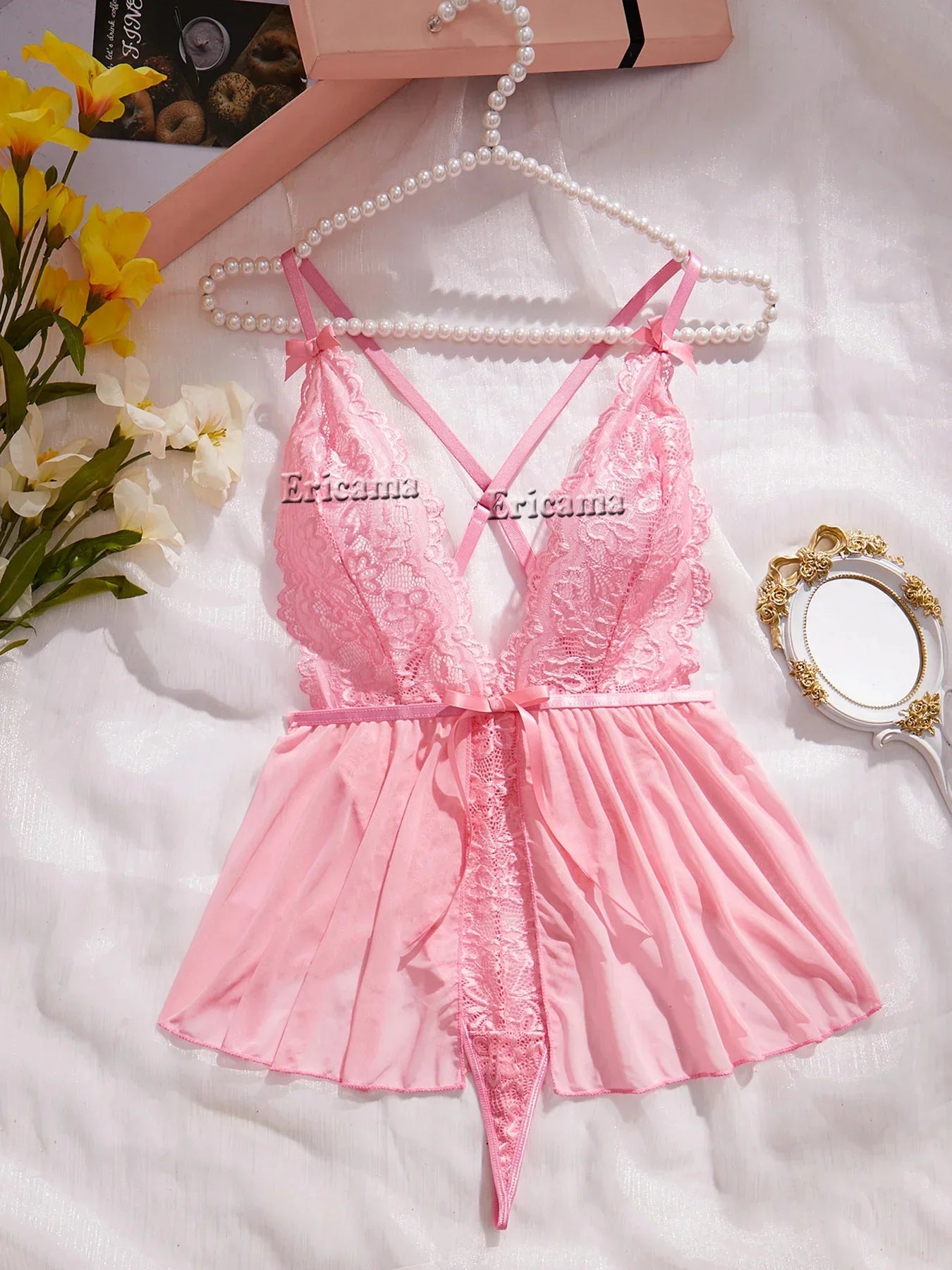 Sexy Lingerie Woman Lace Transparent Underwear
