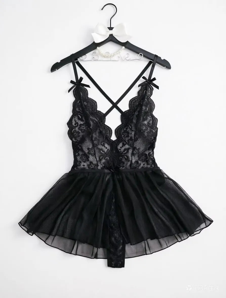 Sexy Lingerie Woman Lace Transparent Underwear