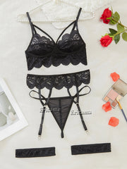 Sexy Lingerie Woman Lace Transparent Underwear