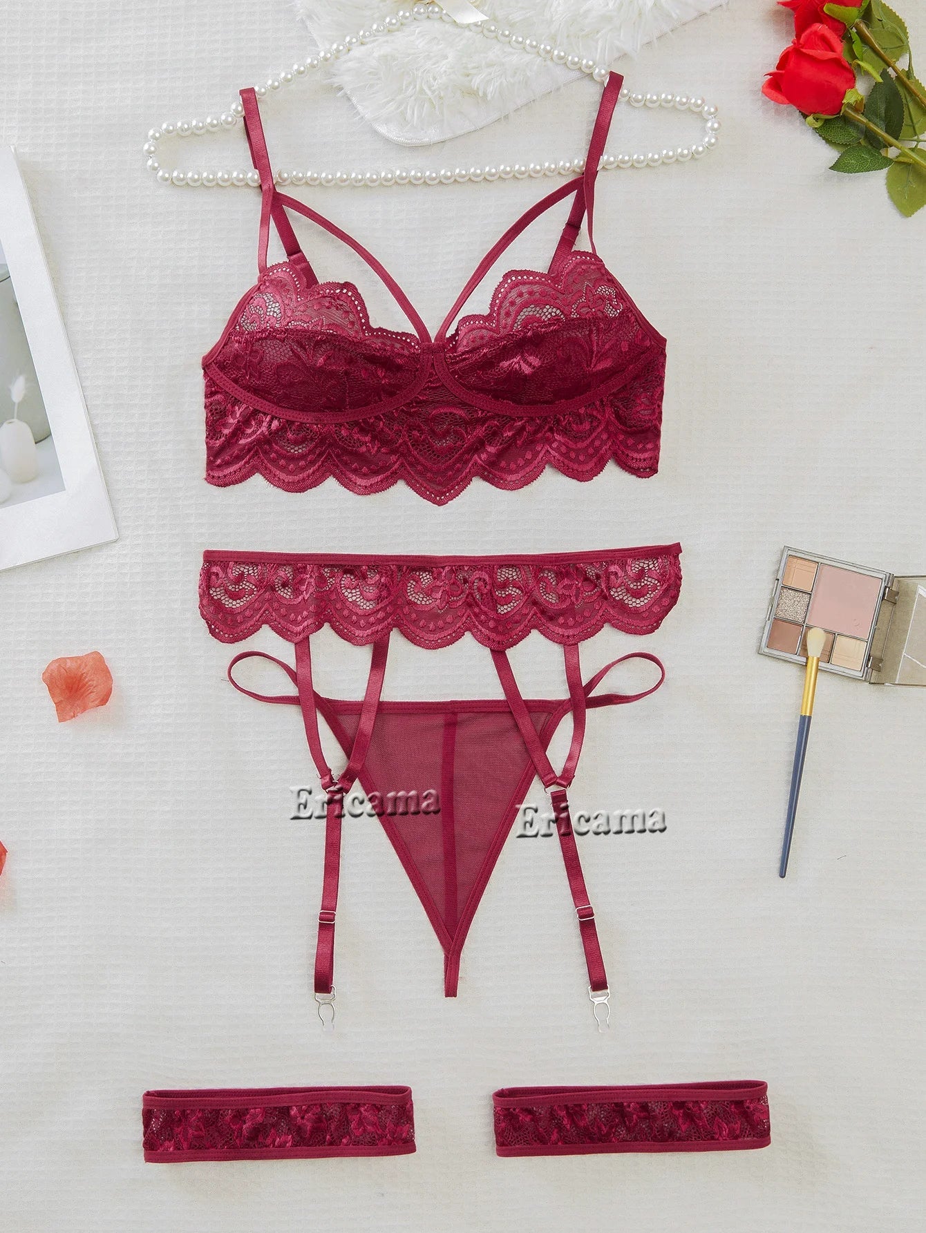 Sexy Lingerie Woman Lace Transparent Underwear
