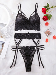 Sexy Lingerie Woman Lace Transparent Underwear