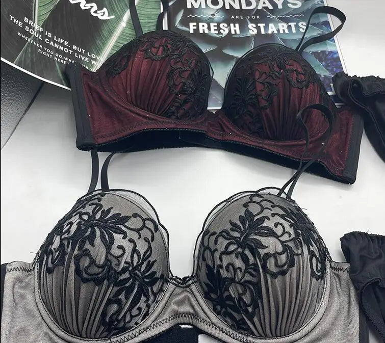 Sexy Retro Bra Set