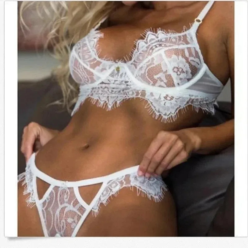 Sexy Ultra Thin Lace Sexy Lingerie Set