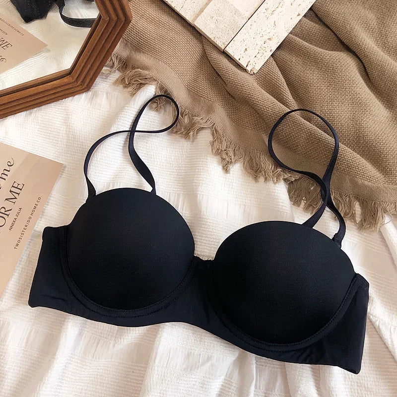 Sexy Women 1/2 Cup Push Up Bra High Quality Seamless Underwear