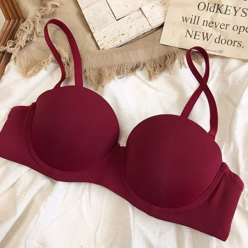 Sexy Women 1/2 Cup Push Up Bra High Quality Seamless Underwear