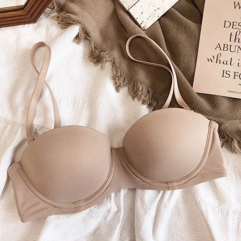Sexy Women 1/2 Cup Push Up Bra High Quality Seamless Underwear