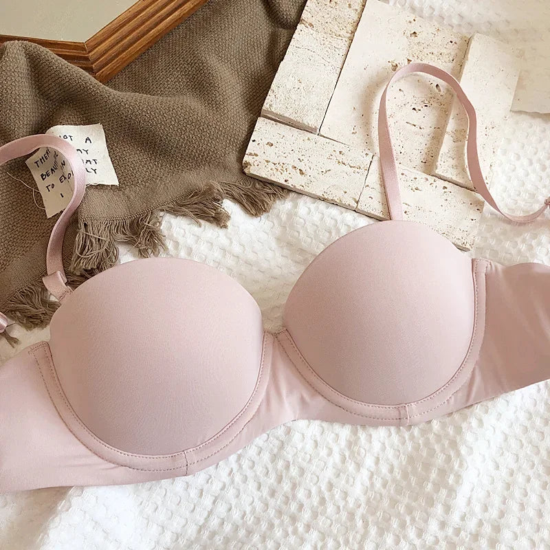Sexy Women 1/2 Cup Push Up Bra High Quality Seamless Underwear