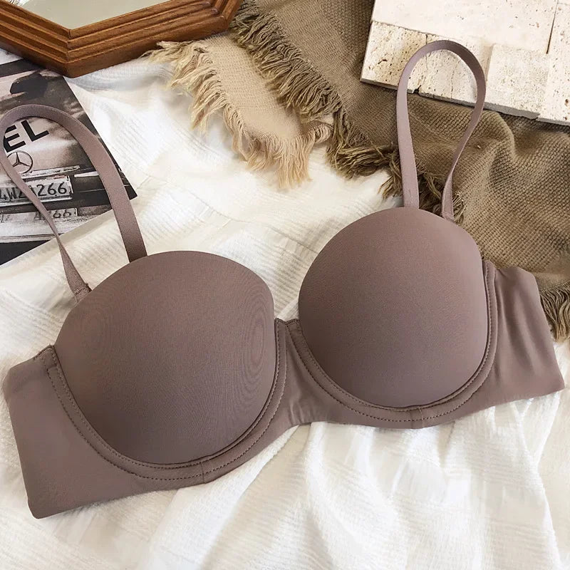 Sexy Women 1/2 Cup Push Up Bra High Quality Seamless Underwear
