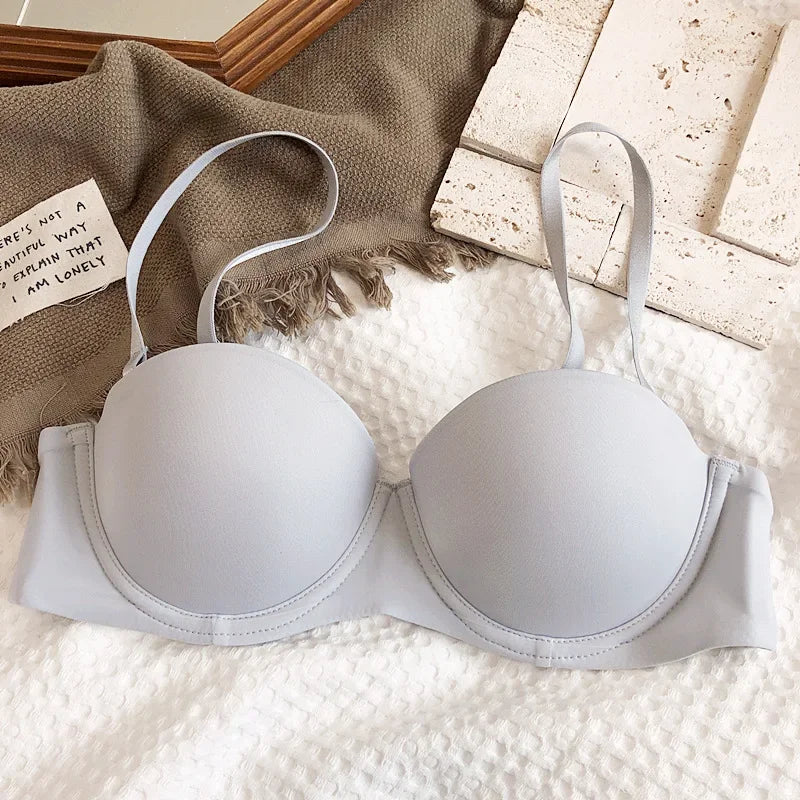 Sexy Women 1/2 Cup Push Up Bra High Quality Seamless Underwear