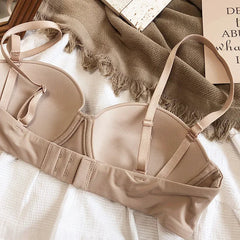 Sexy Women 1/2 Cup Push Up Bra High Quality Seamless Underwear
