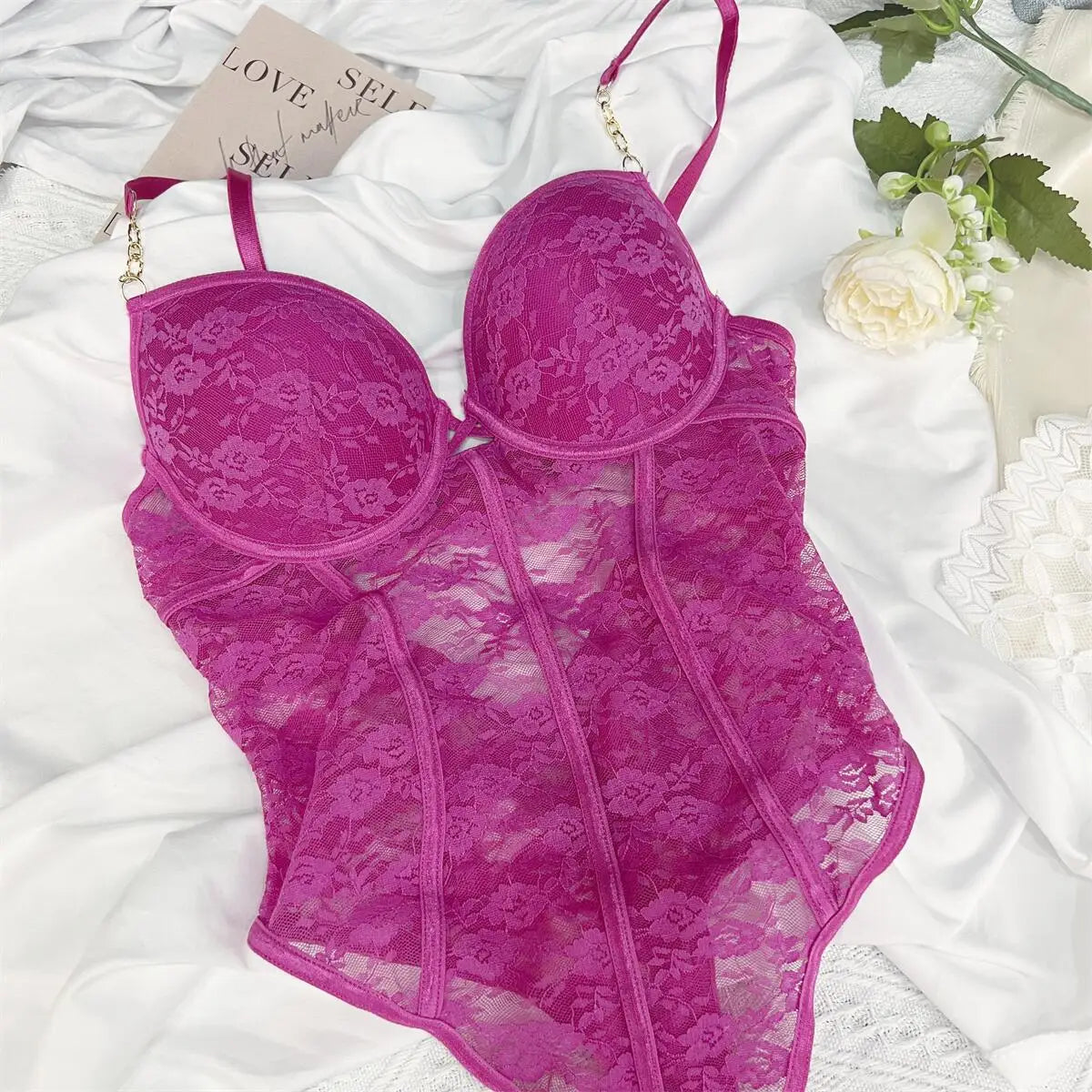 Sexy lace one-piece garments sling Underwear
