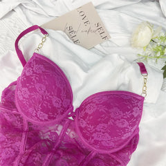 Sexy lace one-piece garments sling Underwear