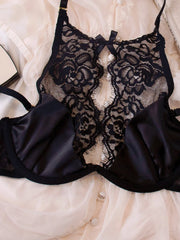 Sexy lace temperament womanly bra Set