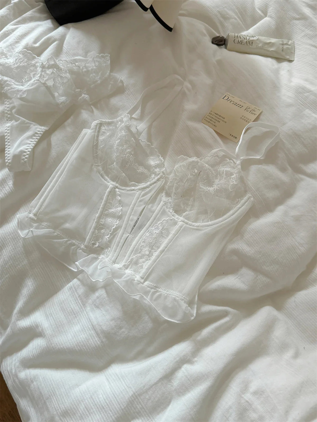 Sexy lace thin lingerie women niche embroidered lace gathered Underwear