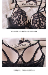 Sexy light lace bra push up black lingerie ladies Underwear