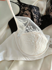 Sexy lingerie women small breasts gathered lace bra to collect side breasts to prevent sagging with steel ring bars panty set