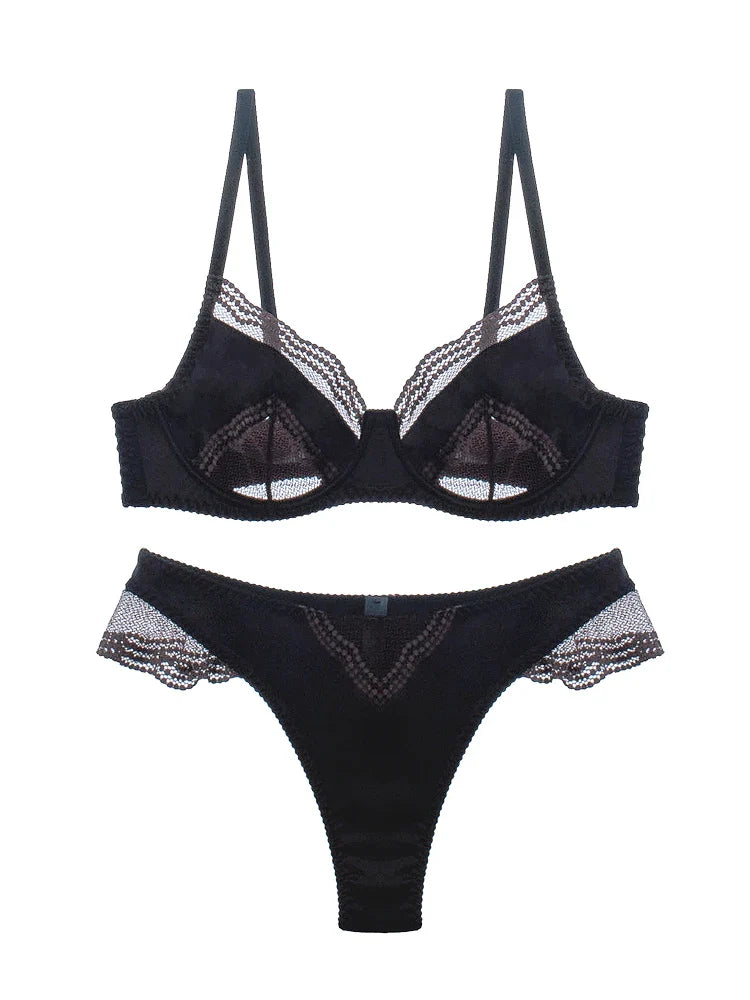 Sexy satin lingerie Set