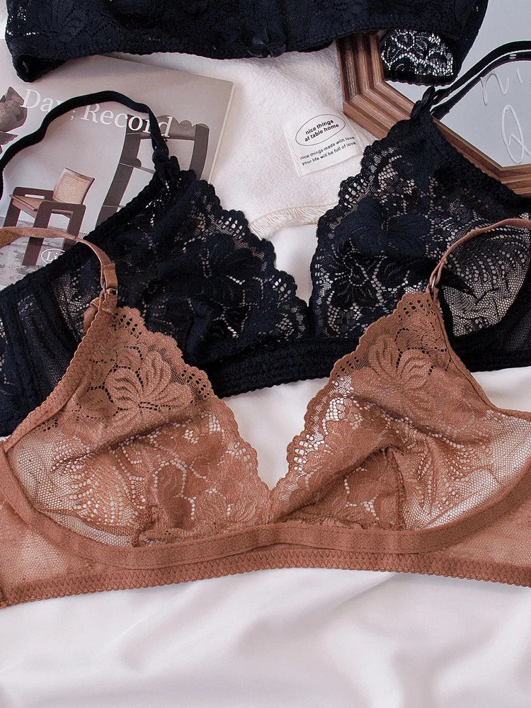Sexy thin black lace Underwear