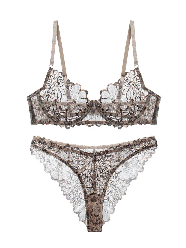 Sexy thin section leopard Underwear