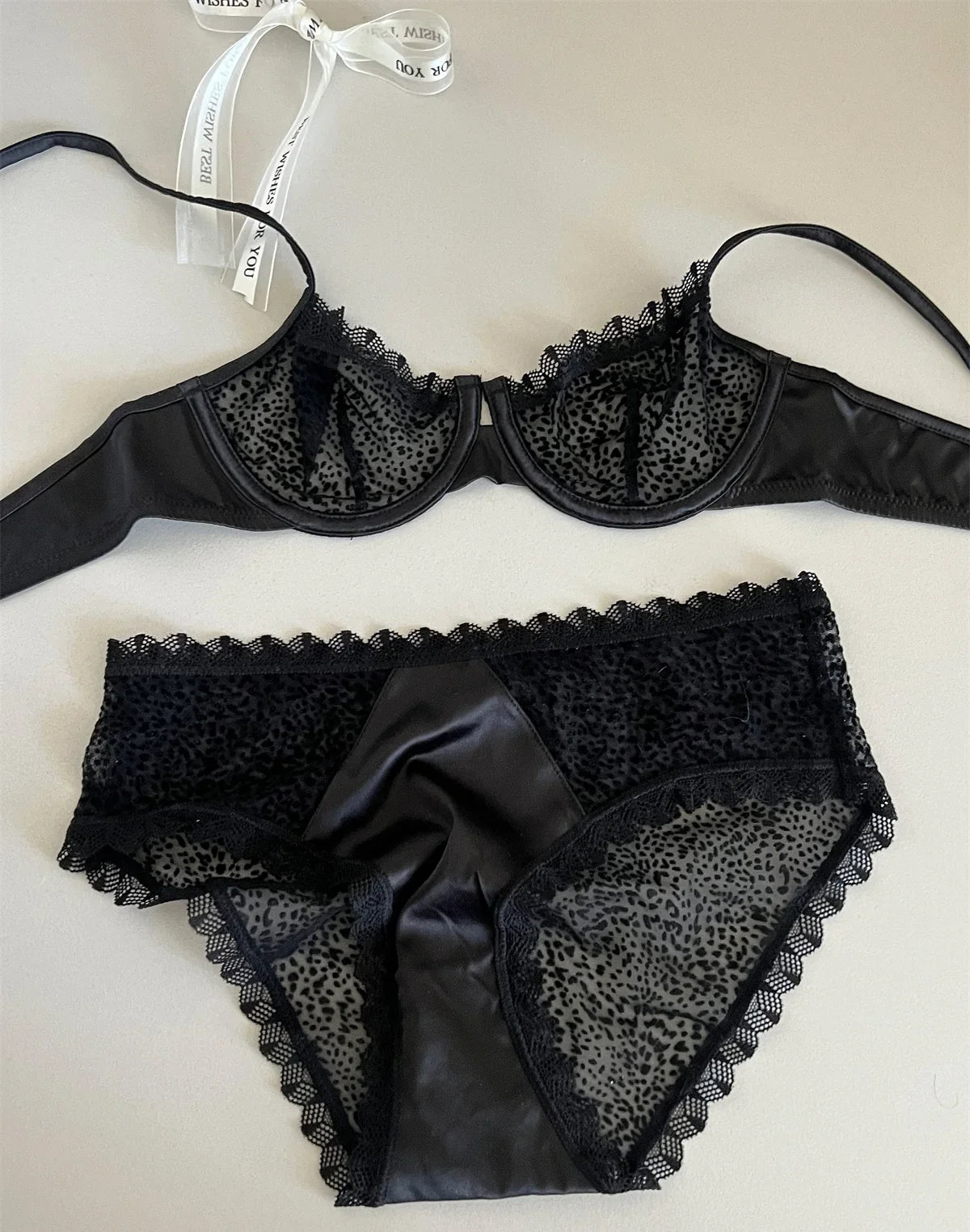 Sexy velvet lace bra Underwear