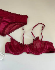 Sexy velvet lace bra Underwear