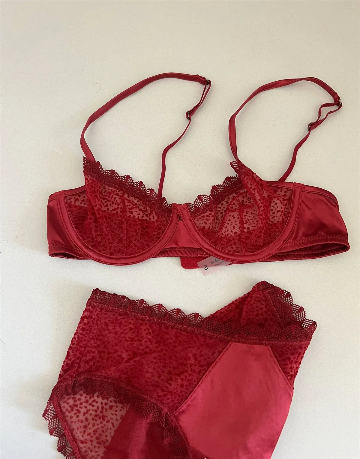 Sexy velvet lace bra Underwear
