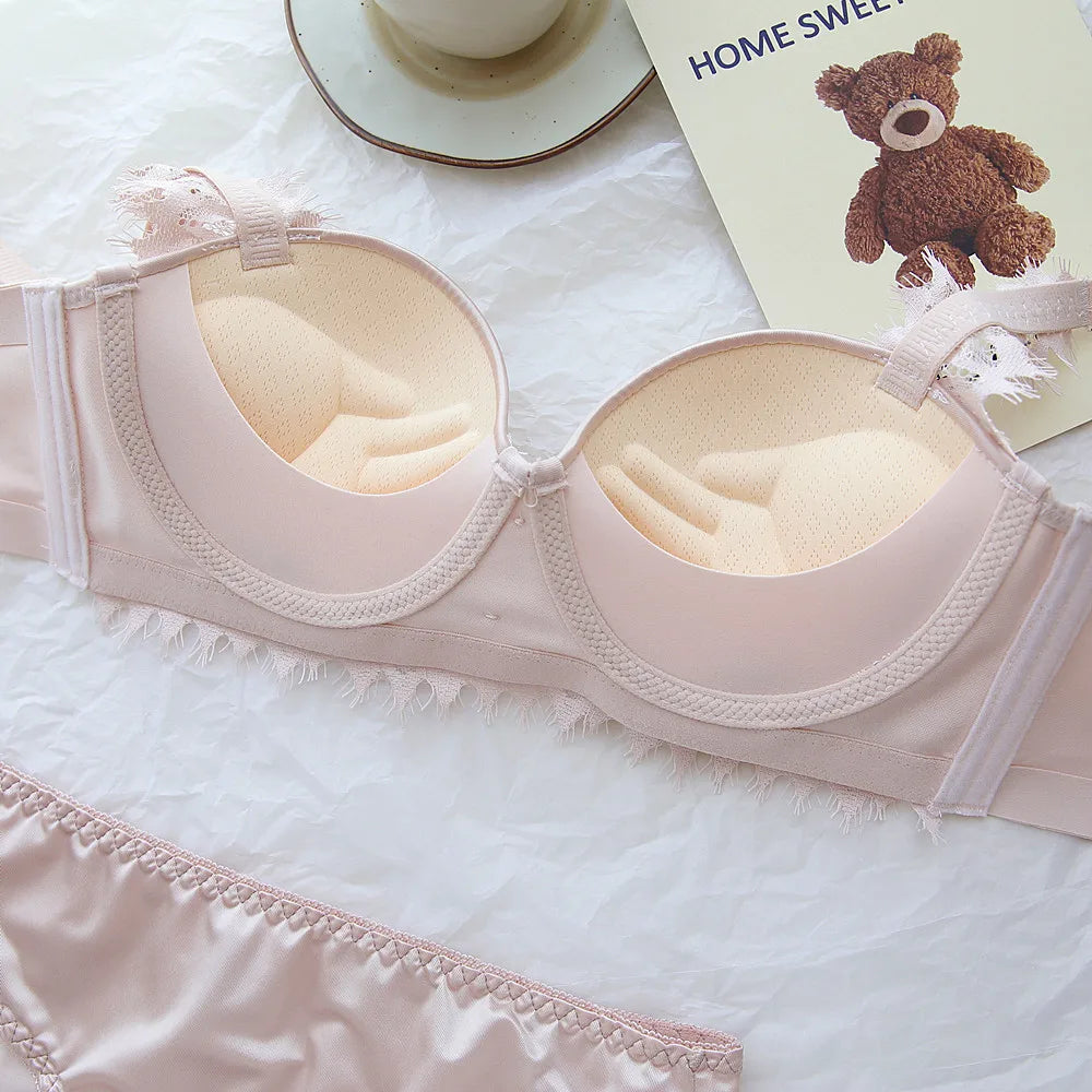 Sexy wire-free bra Set