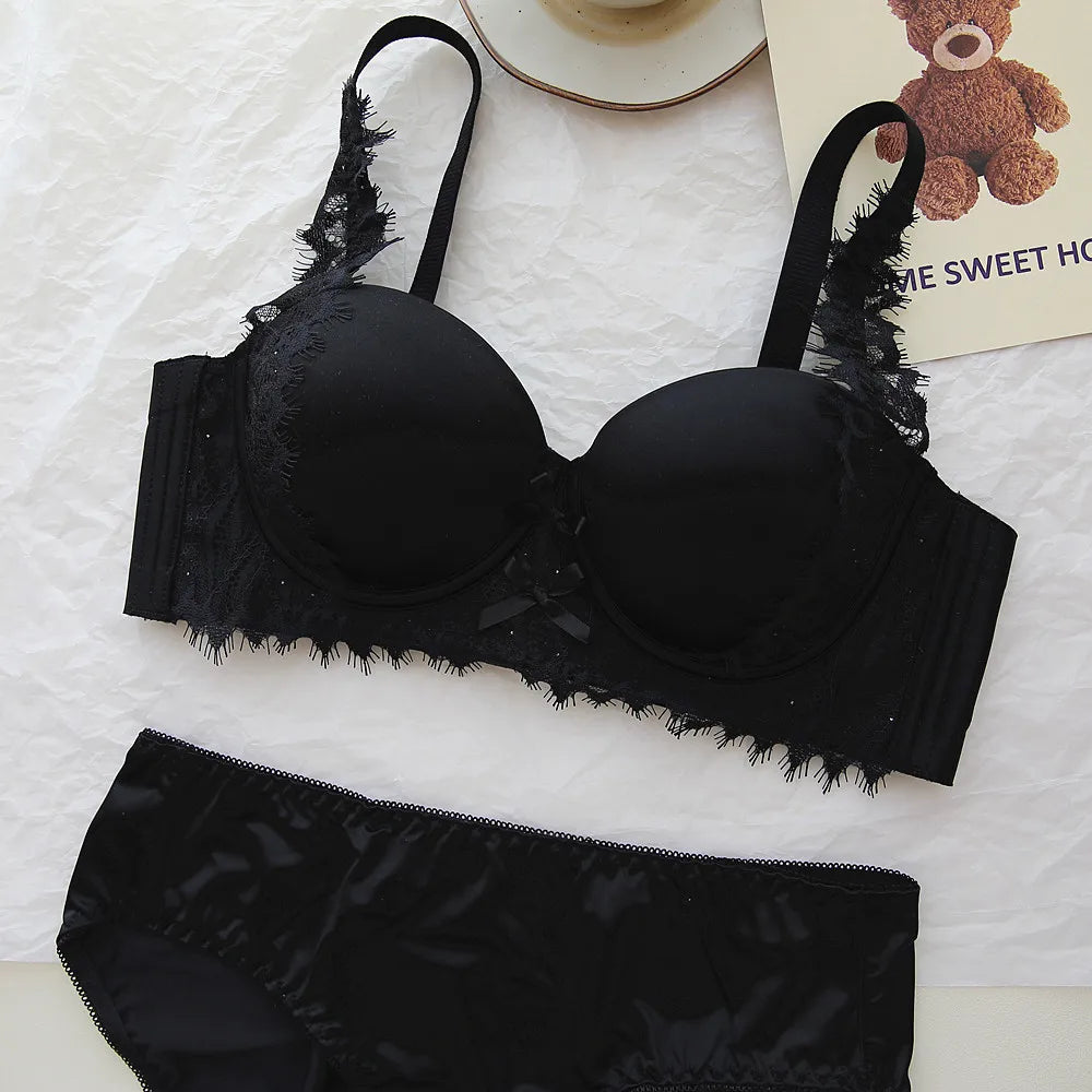 Sexy wire-free bra Set