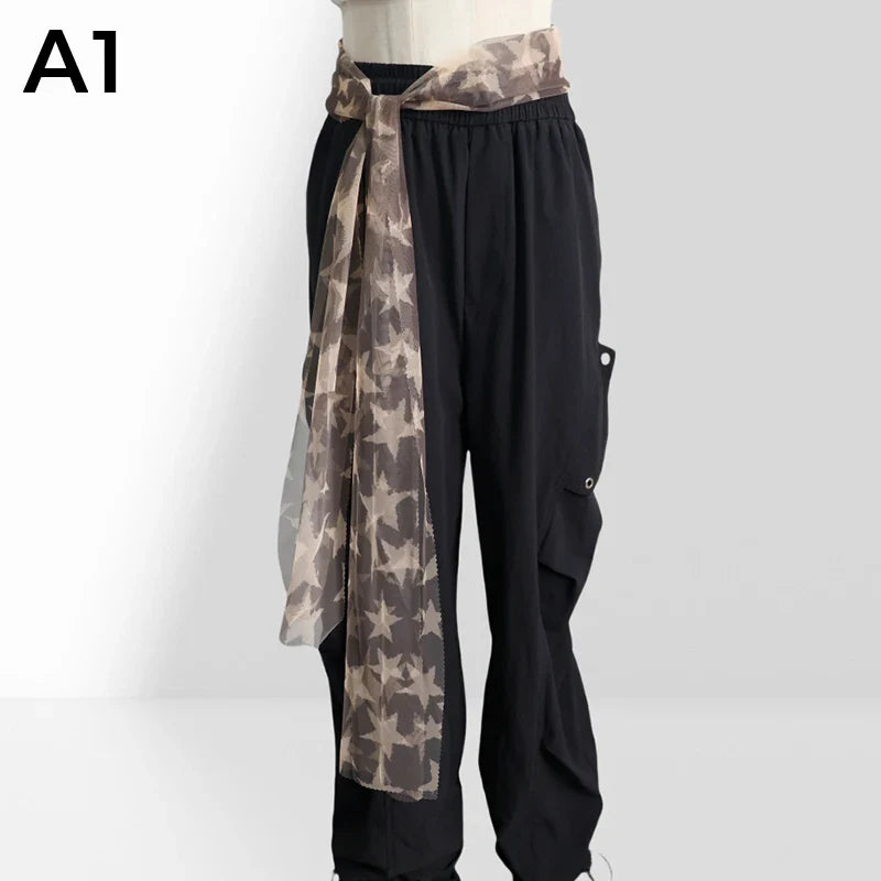 190cm Bohemian Hottie Jazz Belt Mesh Breathable Beach Outer Wear Multifunctional Waist scarf Accessories