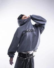 Retro Gothic Hoodie American High Street TrendY2k Harajuku Loose
