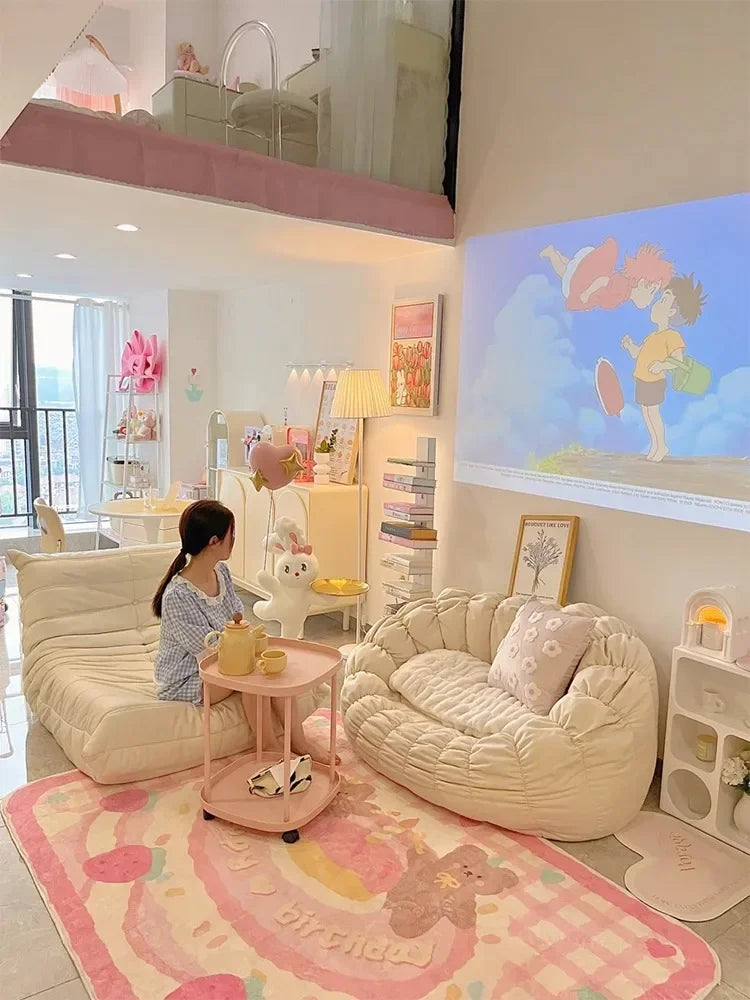 Cute Shaped Flower Bedroom Bedside Mat Home Girly Living Room Coffee Table Rugs Cloakroom Leisure Area Carpets Ковер Tapis 러그