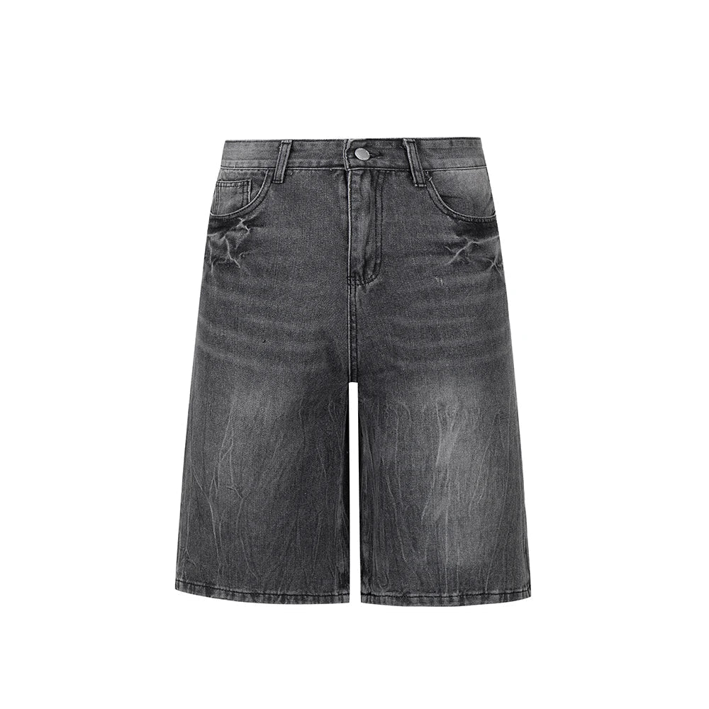 jeans Classic Washed Denim Shorts Style Casual Jeans