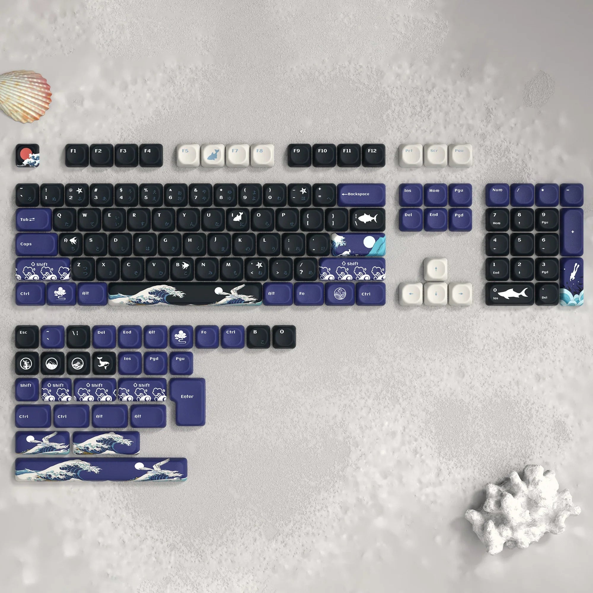 Pink Cat Dye Sublimation PBT Keycaps 136 Keys MOA Profile Keyboard Keycaps