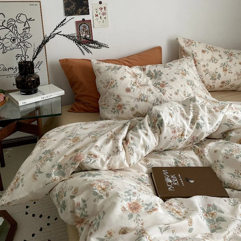 Floral Cotton Bedding Set