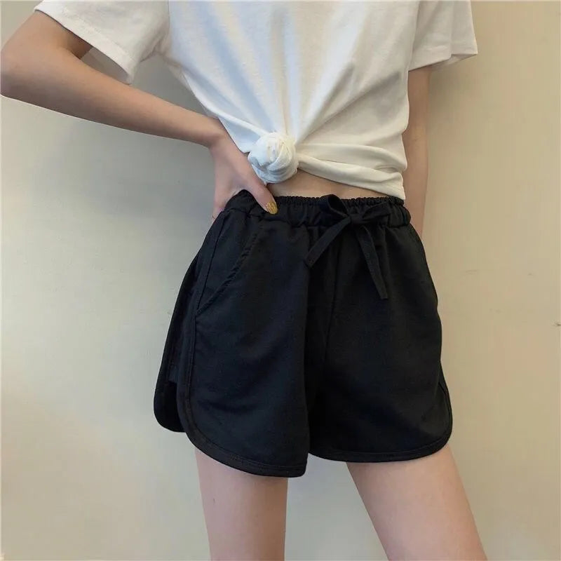 Retro Spicy Girl High Waist Skinny Denim orts Thin Korean Sle Cotton Stretch Tight Fit Trendy Pants
