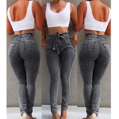 Creatively Designed Plus Size Trendy Cotton Jeans Proxy Alliance Street Style Cross-Border Goods In Stock