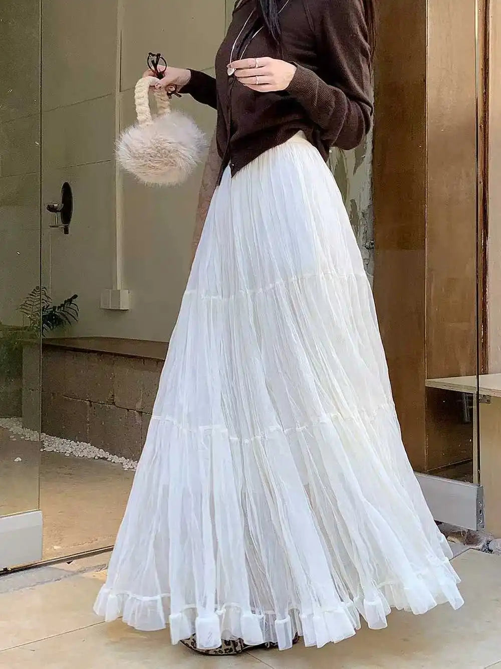 Elegant Pleated Skirt