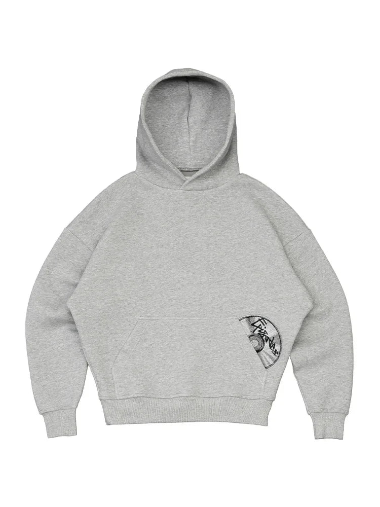 Trendy High Street Retro Casual Streetwear Sports Suit Y2K Harajuku Embroidered Hoodie Hip-hop Loose Sweatpants