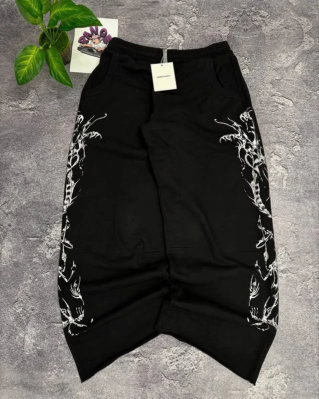 Y2K High Street Dark Gothic Unisex Jeans American Harajuku Baggy Straight Pants Hip Hop Rock Trend Wide Pants