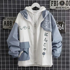 Korean Blackpink Long Sleeve Harajuku Zip Up Hooded Sweatshirts Top Kawaii Clothing Streetwear