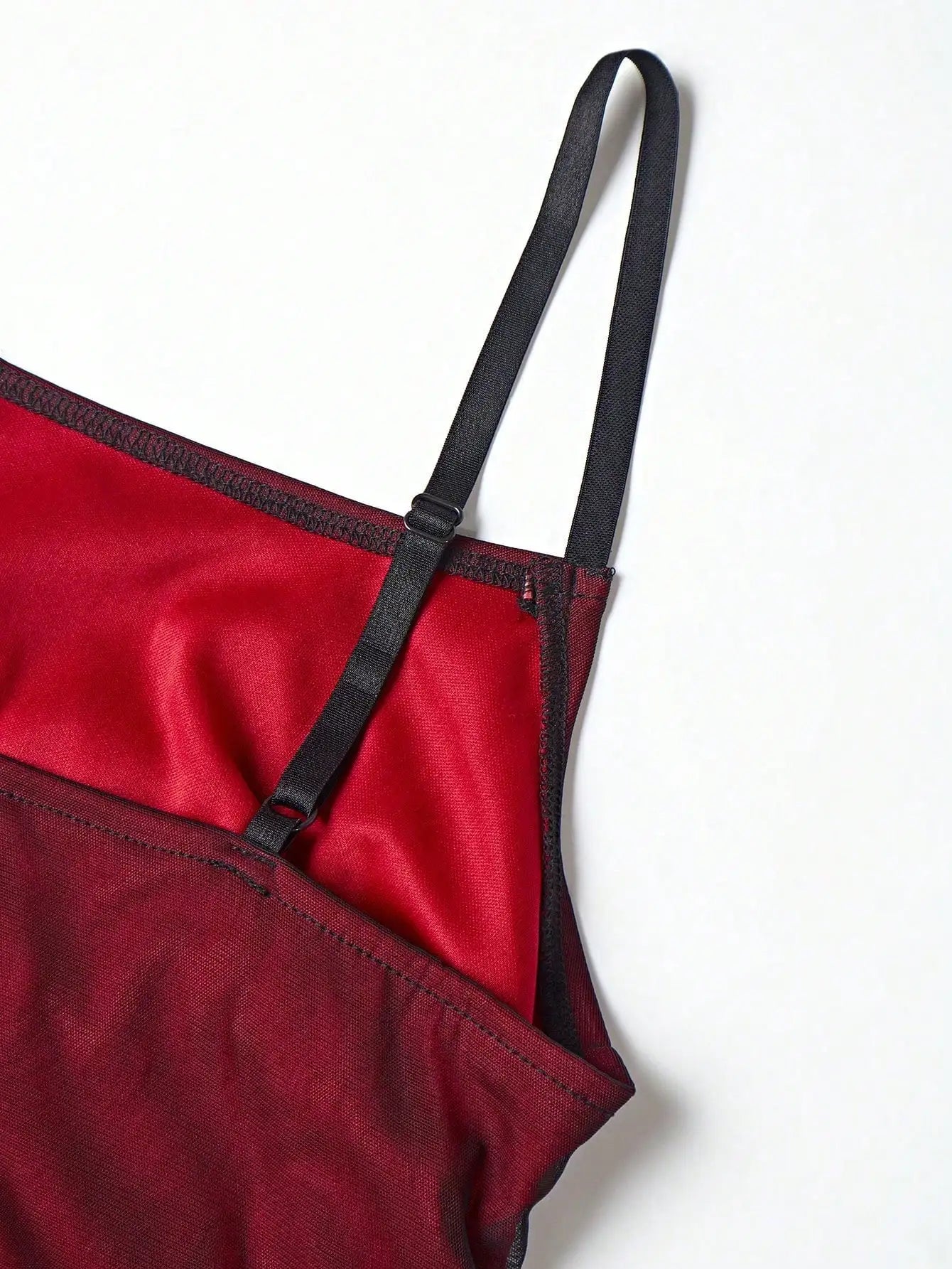 Dress Red Pasta with Straps Pleated Strappy Dress Slim