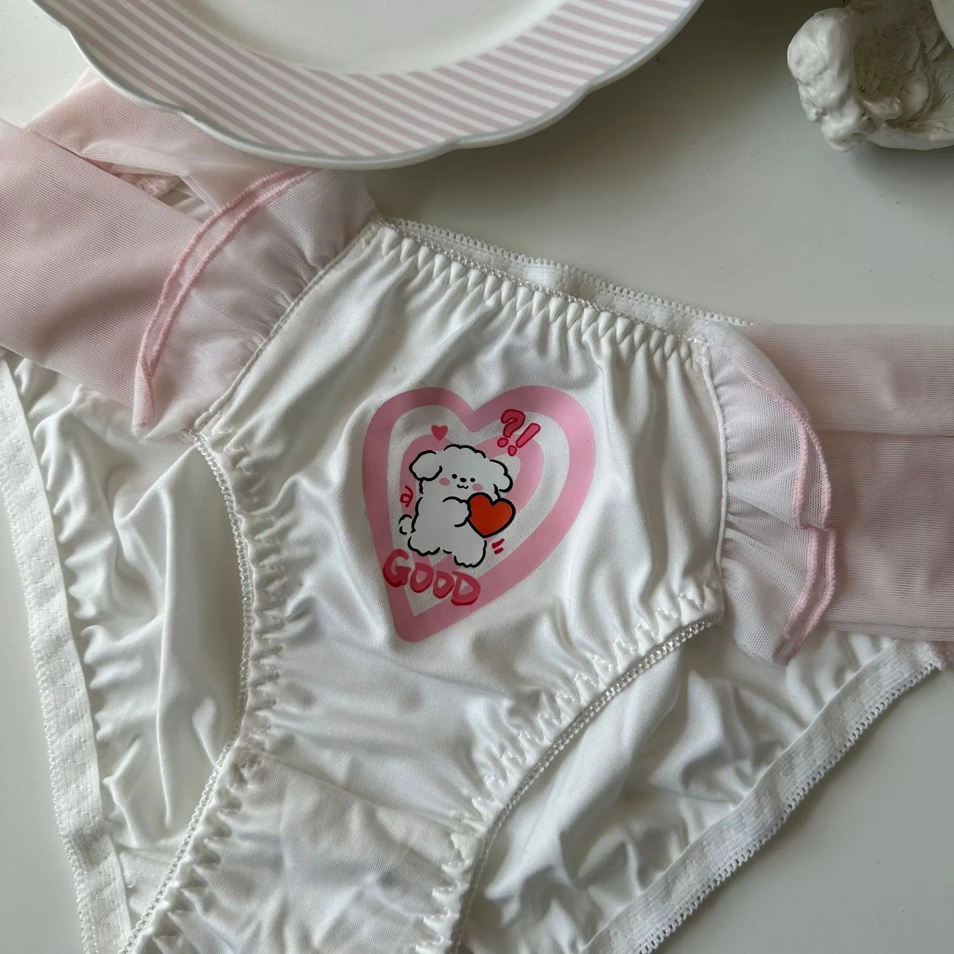 Soft cute dog couple Underwear